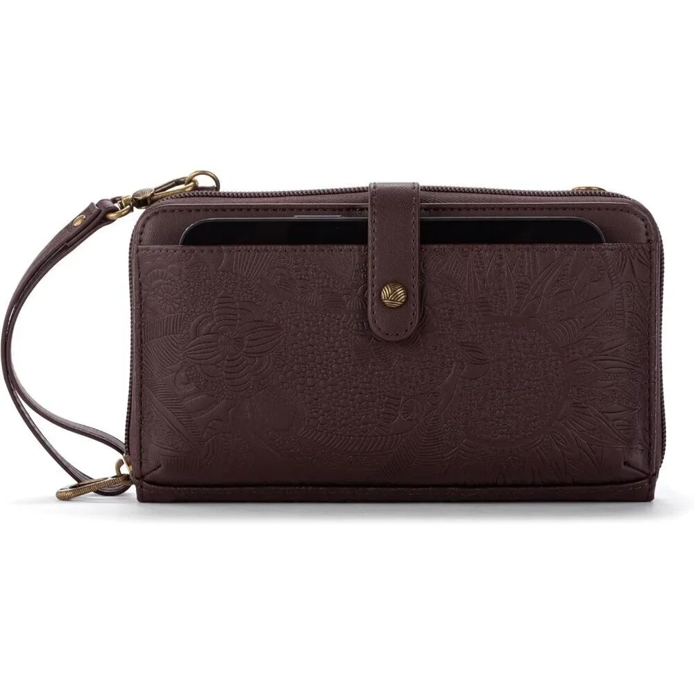 Sakroots Arcadia Large Recycled Material Smartphone Crossbody Women’s Bag